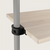 Shelf bracket – clamp mounting