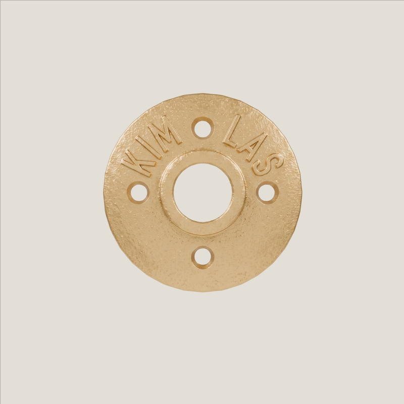 Teller 3/4" – Gold | 4 Schraublöcher