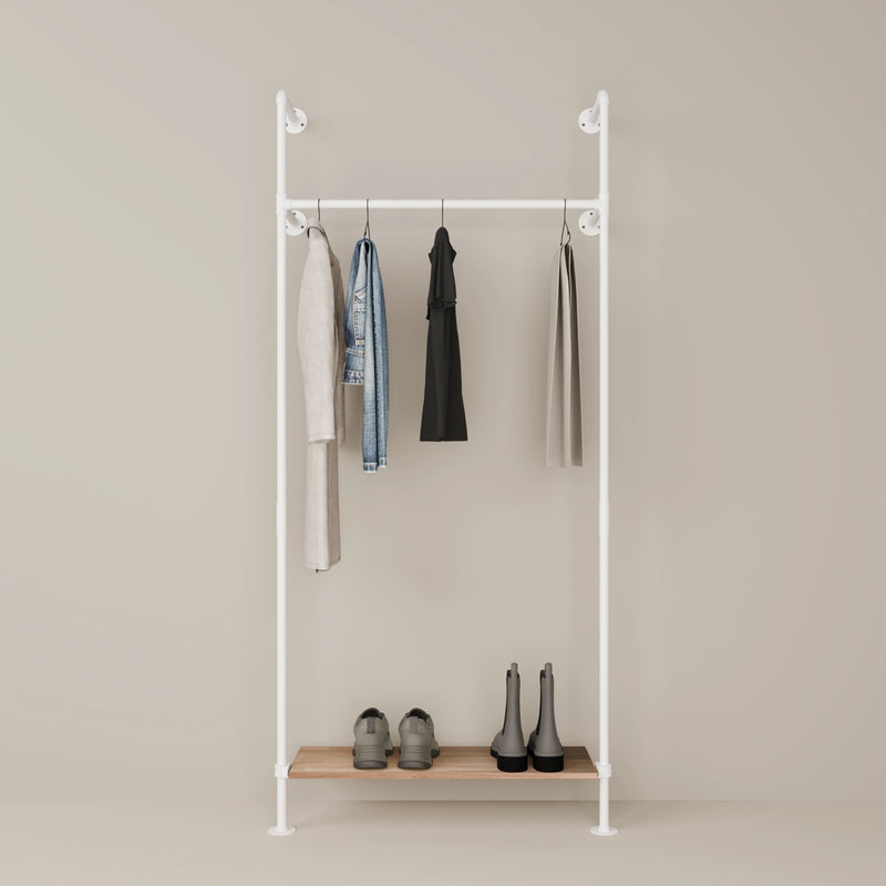 KIM 1 OAK – 1 Regalboden unten | Weiß