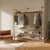 KIM 2 OAK – 8 Regalböden | Gold