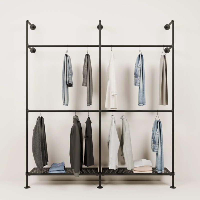 KIM DOUBLE 2 METAL – 2 Regalböden unten