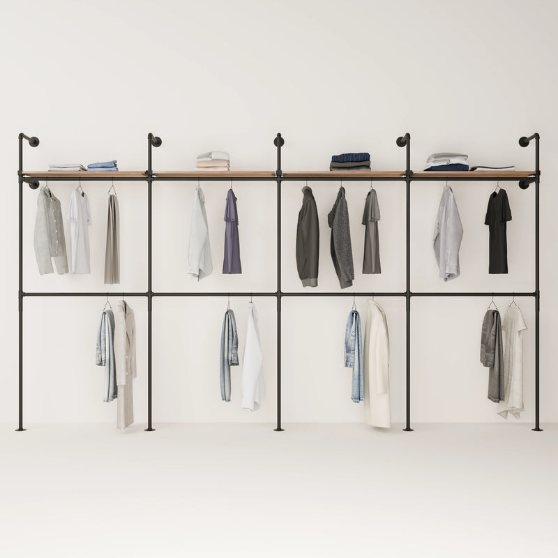 KIM DOUBLE 4 OAK – 4 Regalböden