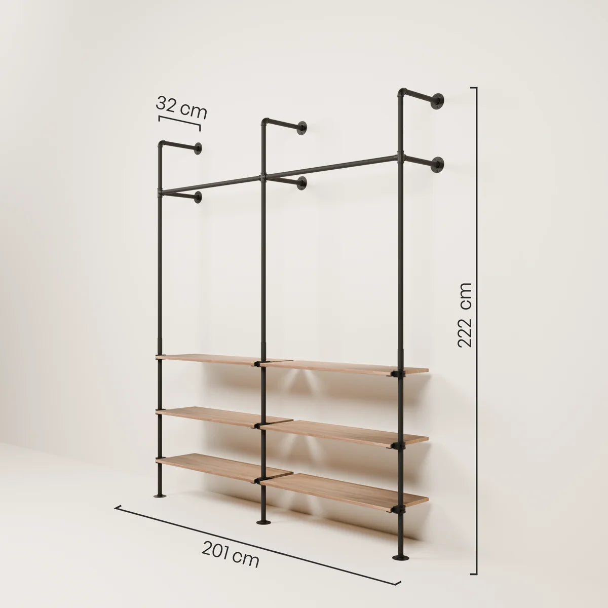 KIM 2 OAK – 6 Regalböden