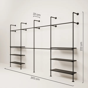 KIM DOUBLE 4 METAL – 6 shelves