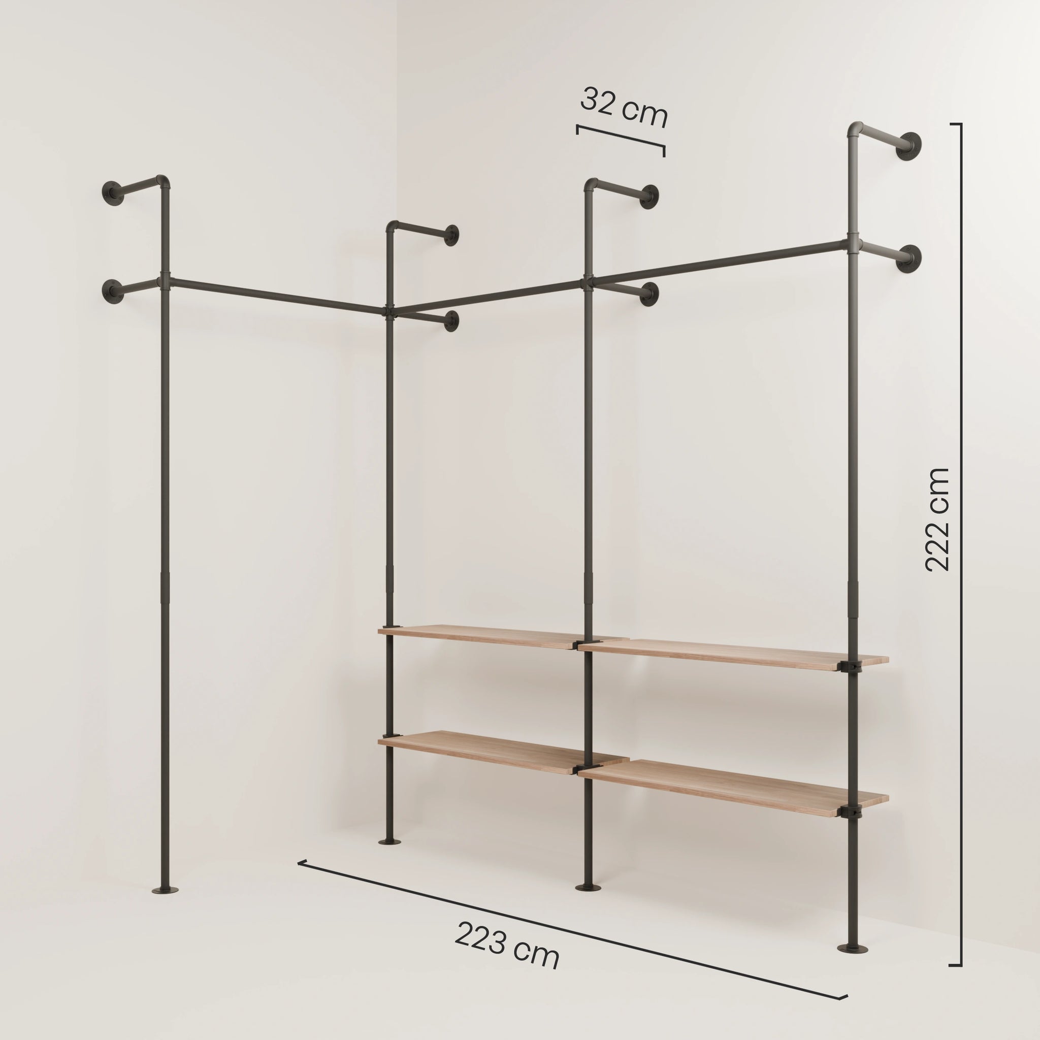 KIM EDGE 3 OAK – 4 shelves