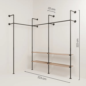 KIM EDGE 3 OAK – 4 shelves