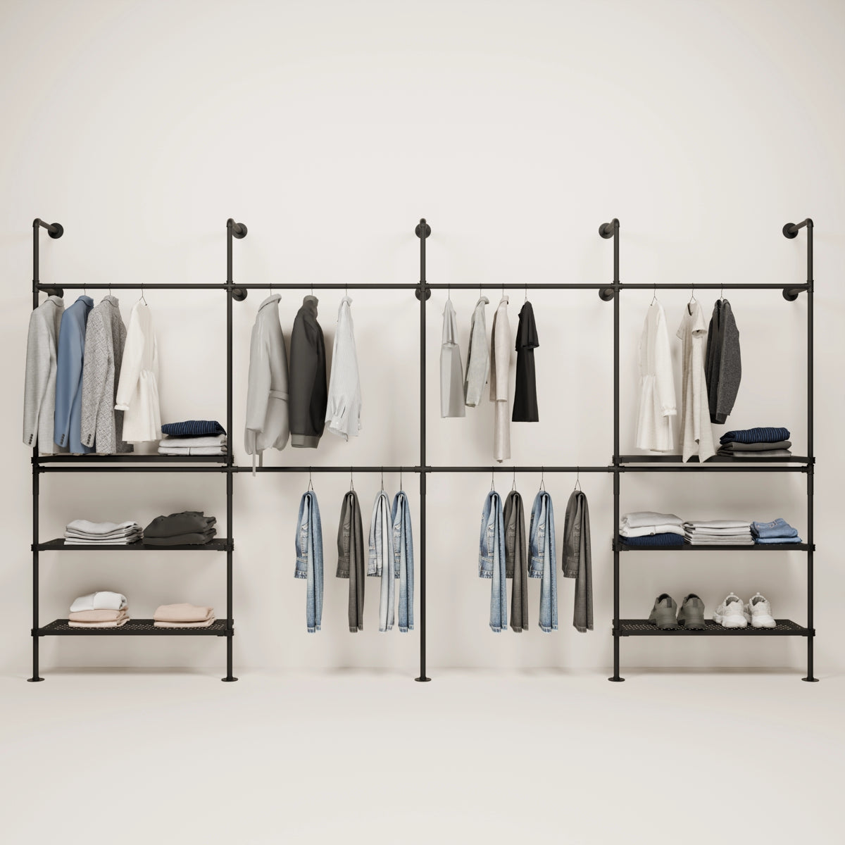KIM DOUBLE 4 METAL – 6 shelves