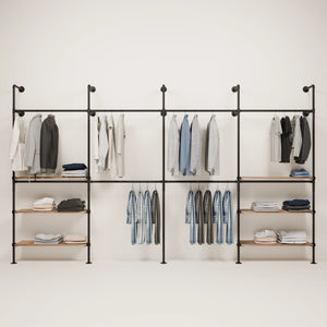 KIM DOUBLE 4 OAK – 6 Regalböden