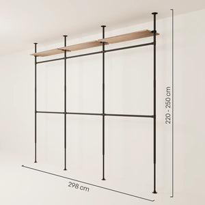 LOFT 3 OAK – 3 Regalböden oben