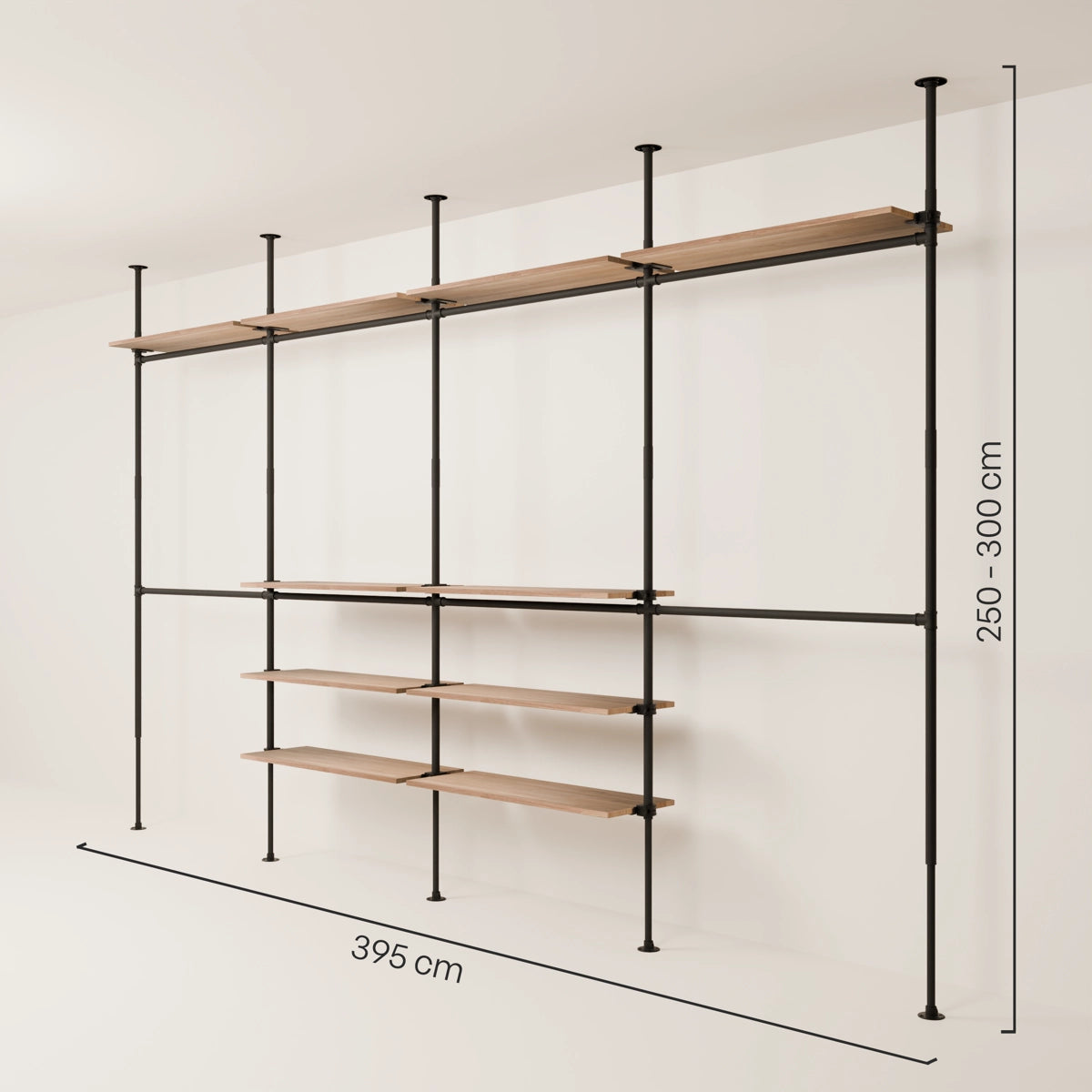 LOFT 4 OAK – 10 shelves