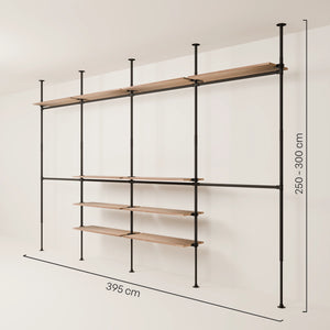 LOFT 4 OAK – 10 shelves