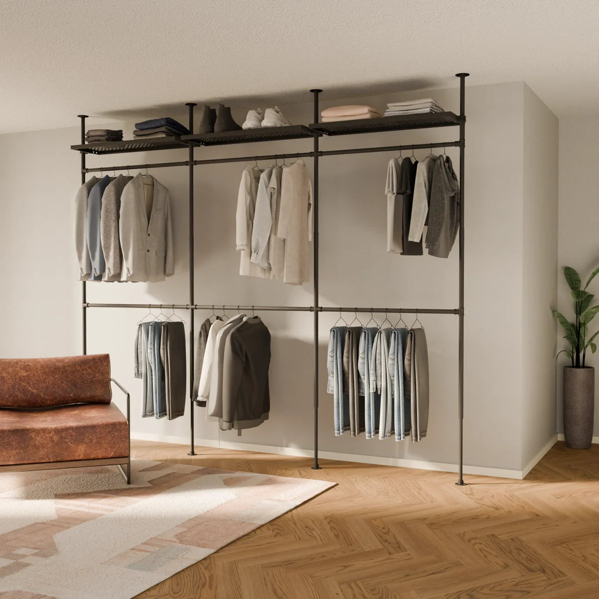 LOFT 3 METAL – 3 Regalböden oben