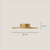 Teller 3/4" – Gold