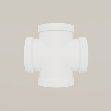 4-way connector – white