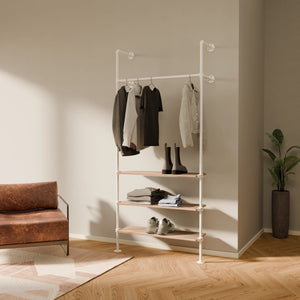KIM 1 OAK – 3 Regalböden | Weiß