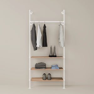KIM 1 OAK – 3 Regalböden | Weiß