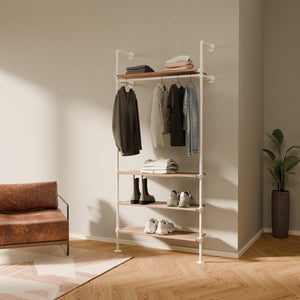 KIM 1 OAK – 4 Regalböden | Weiß