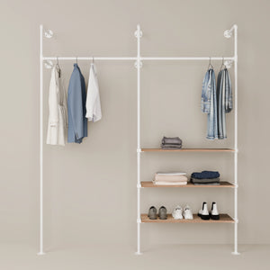 KIM 2 OAK – 3 Regalböden | Weiß