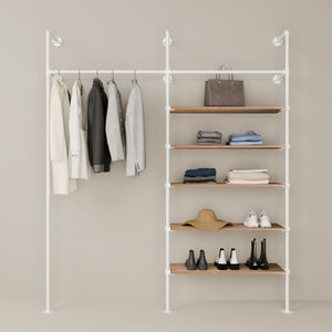 KIM 2 OAK – 5 Regalböden | Weiß
