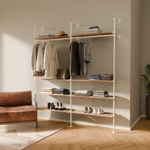 KIM 2 OAK – 8 Regalböden | Weiß