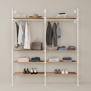 KIM 2 OAK – 8 Regalböden | Weiß