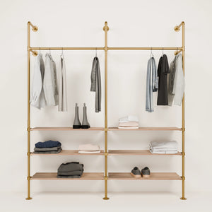 KIM 2 OAK – 6 Regalböden | Gold