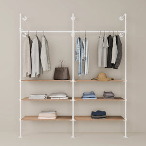 KIM 2 OAK – 6 Regalböden | Weiß