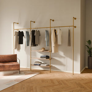 KIM 3 OAK – 3 Regalböden | Gold