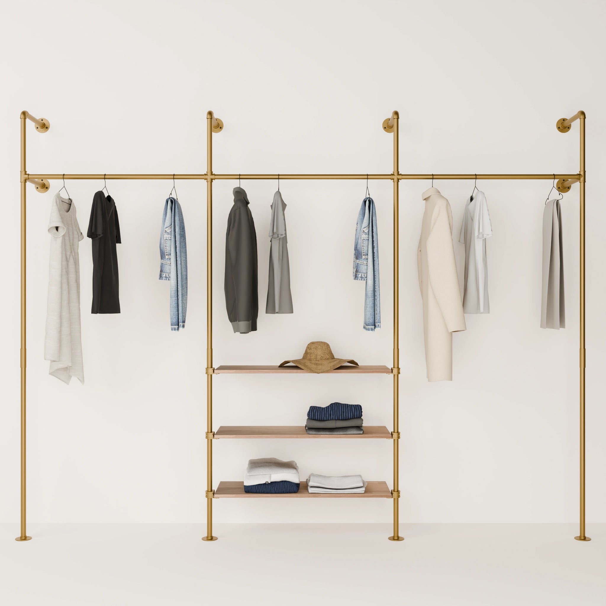 KIM 3 OAK – 3 Regalböden | Gold