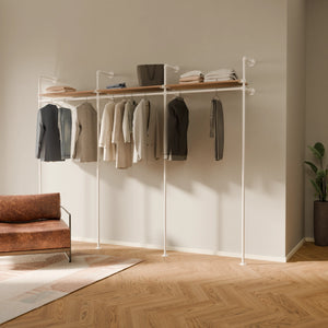 KIM 3 OAK – 3 Regalböden oben | Weiß