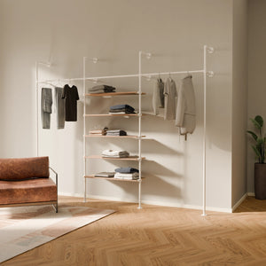 KIM 3 OAK – 5 Regalböden | Weiß