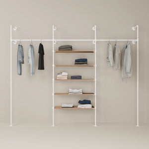 KIM 3 OAK – 5 Regalböden | Weiß