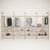 KIM 4 OAK – 12 shelves | gold