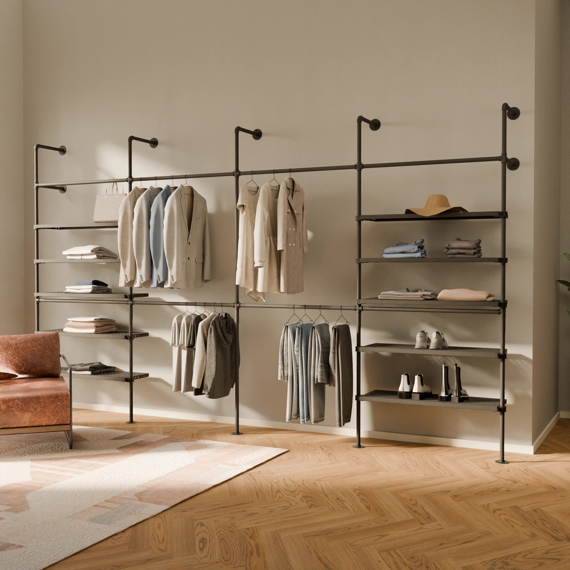 KIM DOUBLE 4 METAL – 10 shelves