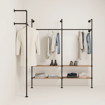 KIM EDGE 3 OAK – 4 Regalböden