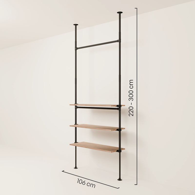 LOFT 1 OAK – 6 shelves