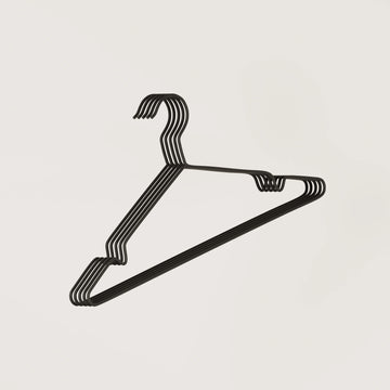 Kleiderbügel Metall in schwarz von pamo