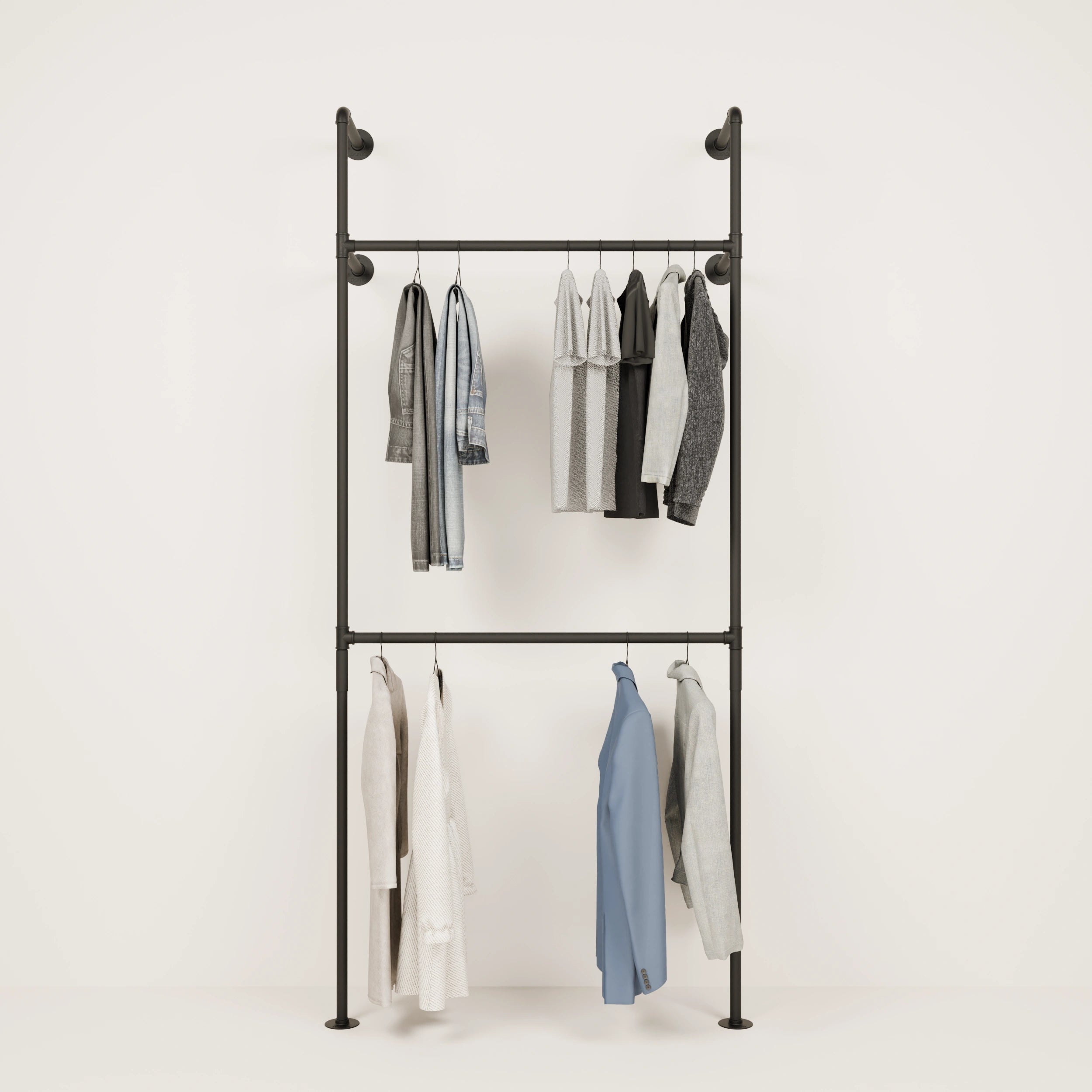 Kleider Stange Garderobenstange Wand 