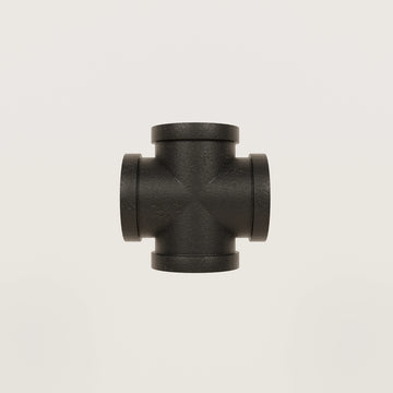 Temperguss Fittings vierfach Verbinder