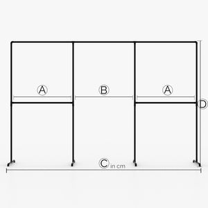 LAS III – Maßanfertigung | Kleiderständer Industrial | Industrie Design | schwarze Rohre