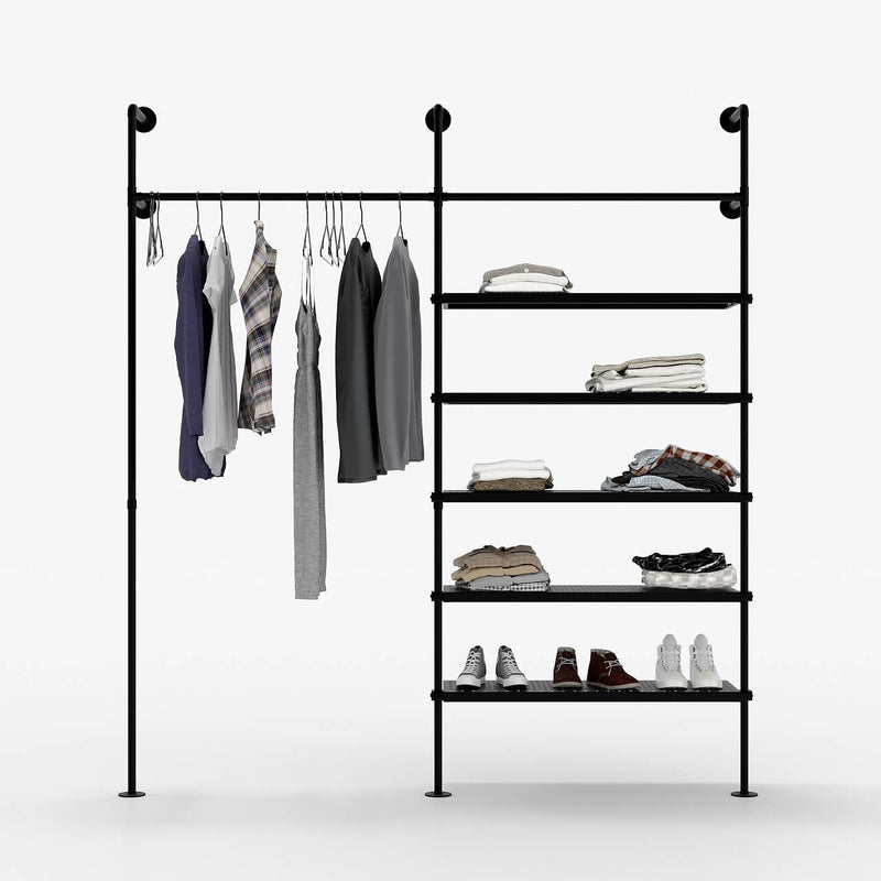 Coat hanger with shelf » Made of tubes | pamo. – pamo. design
